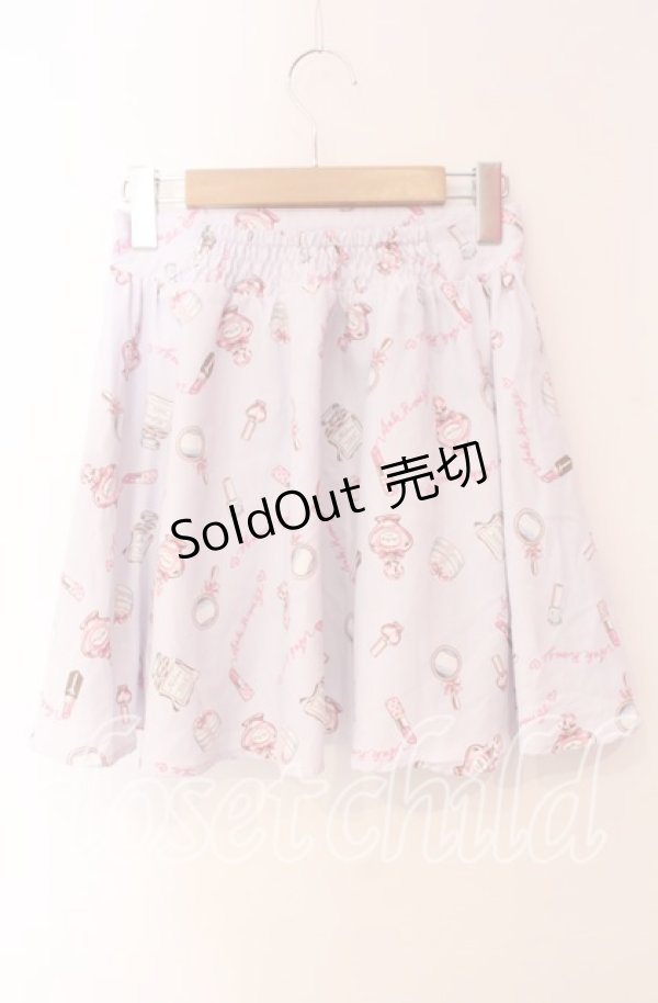 画像3: Ank Rouge / コスメ柄スカート  ラベンダー O-25-10-30-027-CA-SK-OW-OS (3)