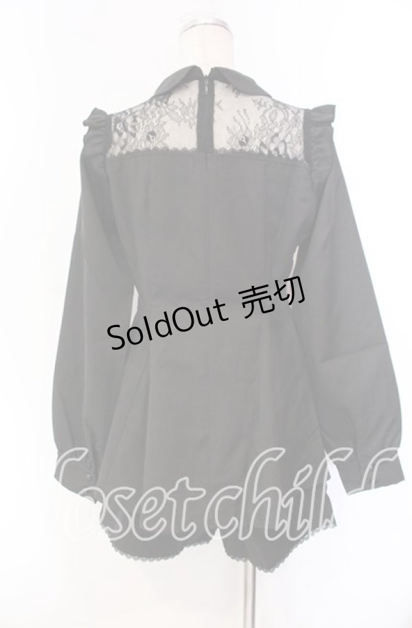 画像4: DearMyLove / ハートベルトレースセットアップ M クロ O-25-10-30-003-EL-OP-OW-OS (4)