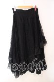 画像3: h.naoto Blood / チャーチptレースレイヤードスカート  ブラック O-25-10-30-033-HN-SK-OW-OS (3)