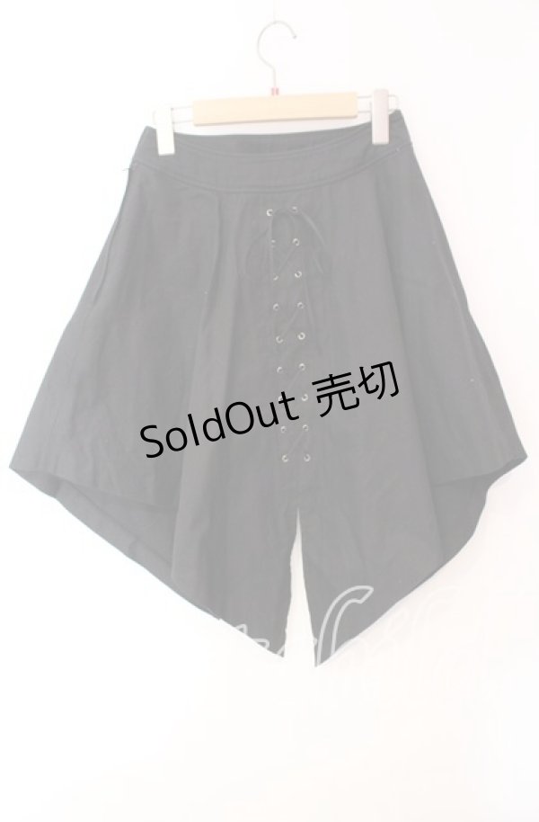 画像3: BPN / レースアップ変形スカート M ブラック O-25-10-30-035-GO-SK-OW-OS (3)