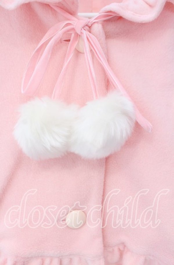 画像2: MAM / ポンポンフードケープ  ピンク O-25-10-30-038-LO-JA-OW-OS (2)