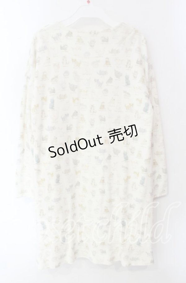 画像3: Franche Lippee / 猫図鑑コート M ミルク O-25-10-30-040-LO-JA-OW-OS (3)