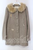 画像1: Franche Lippee / うさぎ刺繍コート M ベージュ O-25-10-30-041-LO-CO-OW-OS (1)