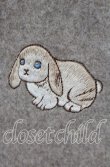 画像3: Franche Lippee / うさぎ刺繍コート M ベージュ O-25-10-30-041-LO-CO-OW-OS (3)