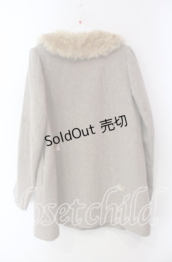 画像4: Franche Lippee / うさぎ刺繍コート M ベージュ O-25-10-30-041-LO-CO-OW-OS (4)
