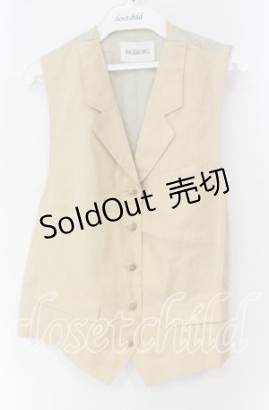 画像: INGEBORG / リネンベスト  カーキイエロー O-25-10-30-043-LO-TO-OW-ZI