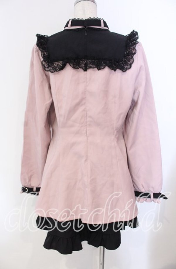 画像4: DearMyLove / ハートチョーカーヨークセットアップ 3L ピンク×クロ O-25-10-30-004-EL-OP-OW-OS (4)