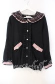 画像1: DearMyLove / セーラー襟レースフリル裏毛ジャケット M〜L クロ×ピンク O-25-10-30-050-EL-JA-OW-ZT065 (1)