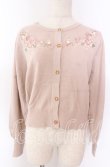 画像1: axes femme / フラワーガーデン刺繍カーディガン F ピンク O-25-10-30-1043-AX-TO-OW-OS (1)