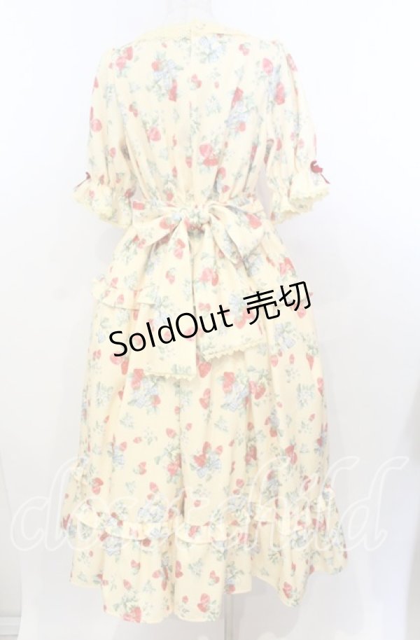 画像2: 【SALE】axes femme Kawaii / クラシックベリーワンピース M イエロー O-25-10-30-1004-AX-OP-OW-ZT210 (2)