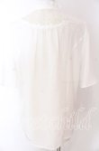 画像3: axes femme / シアーレースヨークブラウス L シロ O-25-10-30-1046-AX-BL-OW-OS (3)