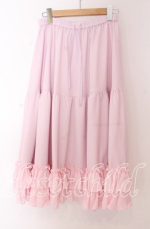 画像: axes femme kawaii / ミディフリルペチスカート M ピンク O-25-10-30-1049-AX-SK-OW-OS