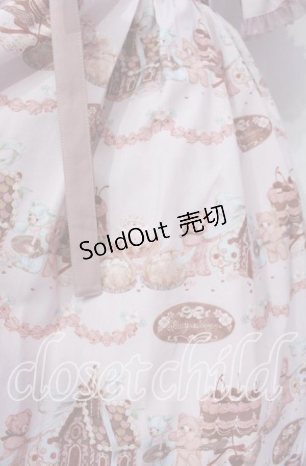 画像2: axes femme kawaii / お菓子の家柄ワンピース M ピンク O-25-10-30-1005-AX-BL-OW-OS (2)
