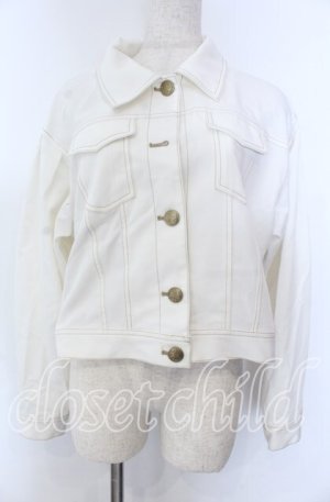 画像: axes femme POETIQUE / バックプリーツブルゾン M オフ O-25-10-30-1062-AX-JA-IG-OS