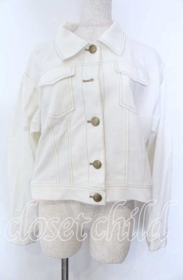 画像1: axes femme POETIQUE / バックプリーツブルゾン M オフ O-25-10-30-1062-AX-JA-IG-ZT167 (1)