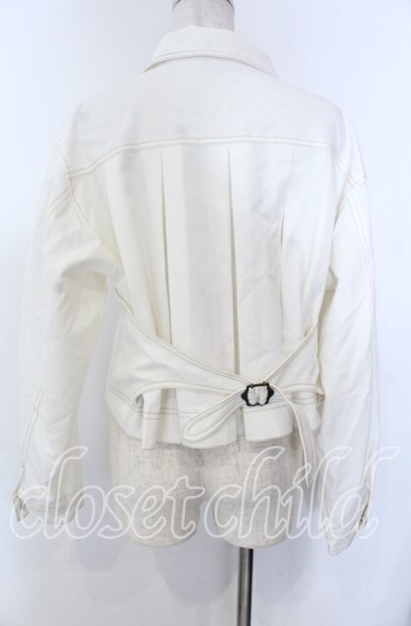 画像2: axes femme POETIQUE / バックプリーツブルゾン M オフ O-25-10-30-1062-AX-JA-IG-ZT167 (2)