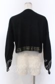 画像2: Amavel / Message Embroidery カーディガン  クロ O-25-10-30-1069-CA-TO-IG-OS (2)