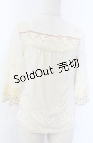 画像: axes femme / カラーレースインナーPO  アイボリー O-25-10-30-1083-AX-TO-IG-ZT015