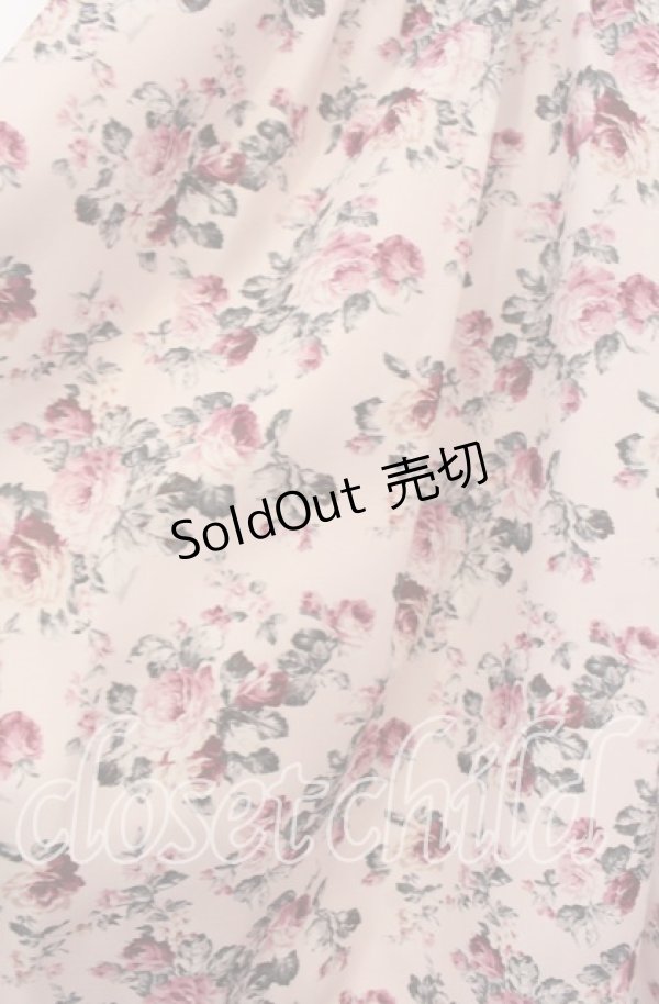 画像2: axes femme / ビッグリボン×ローズジャンパースカート【mobility限定商品】 M ピンク O-25-10-30-1015-AX-OP-OW-OS (2)