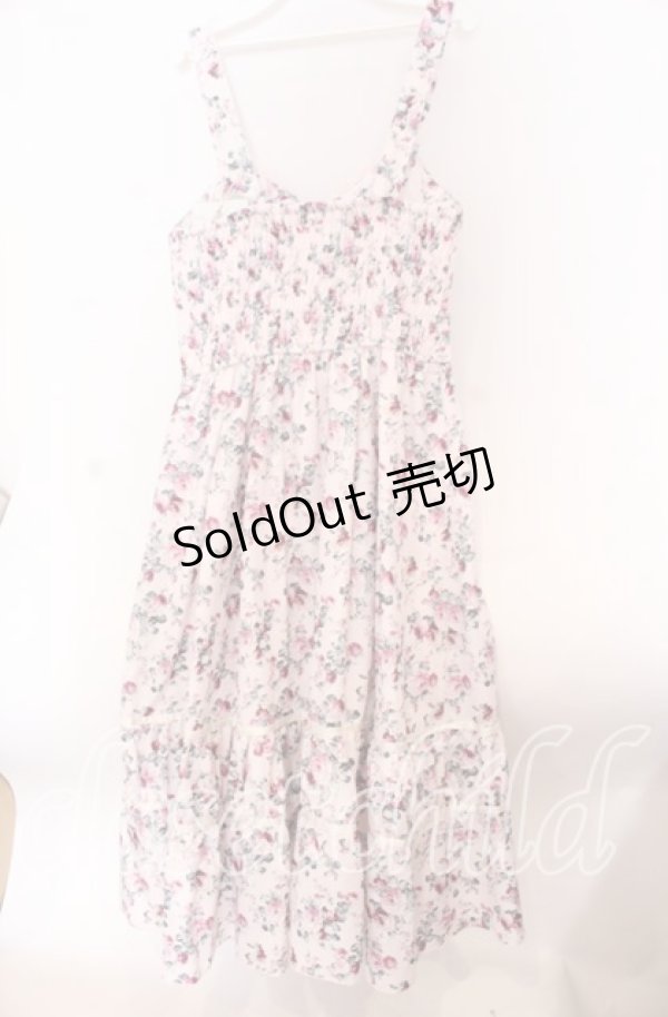 画像3: axes femme / ビッグリボン×ローズジャンパースカート【mobility限定商品】 M ピンク O-25-10-30-1015-AX-OP-OW-OS (3)