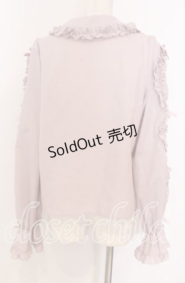 画像3: Chalmiere / フリルブラウス M ピンク O-25-10-30-1021-LO-BL-OW-OS (3)