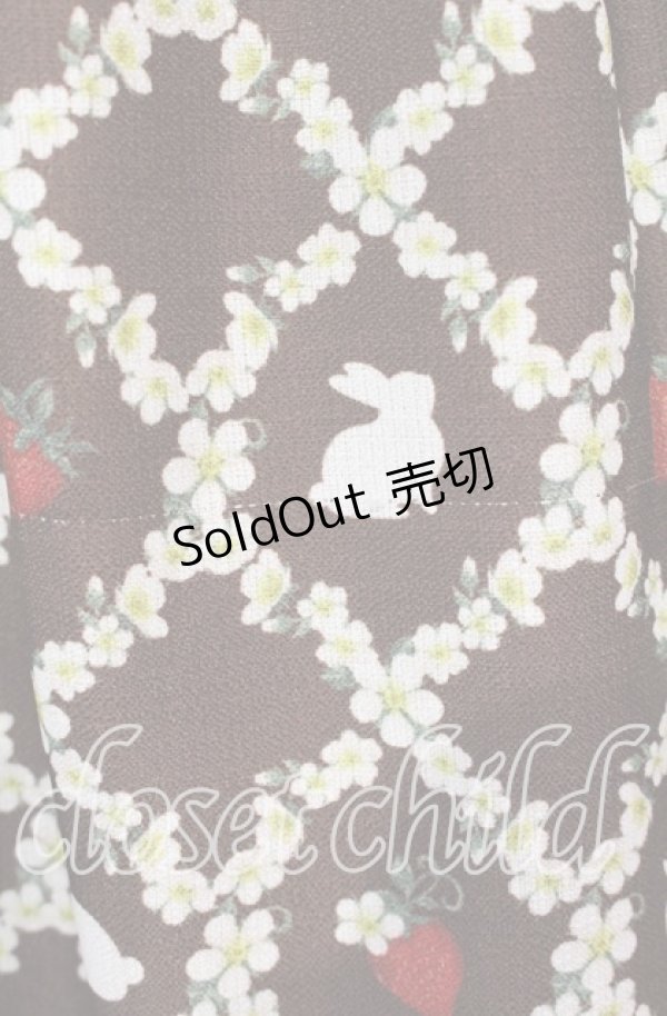 画像2: axes femme kawaii / ベリーフィールズワンピース M ブラウン O-25-10-30-1003-AX-OP-OW-OS (2)