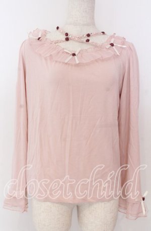 画像: axes femme / バラストラップフリルインナー F ピンク O-25-10-30-1040-AX-TO-OW-OS