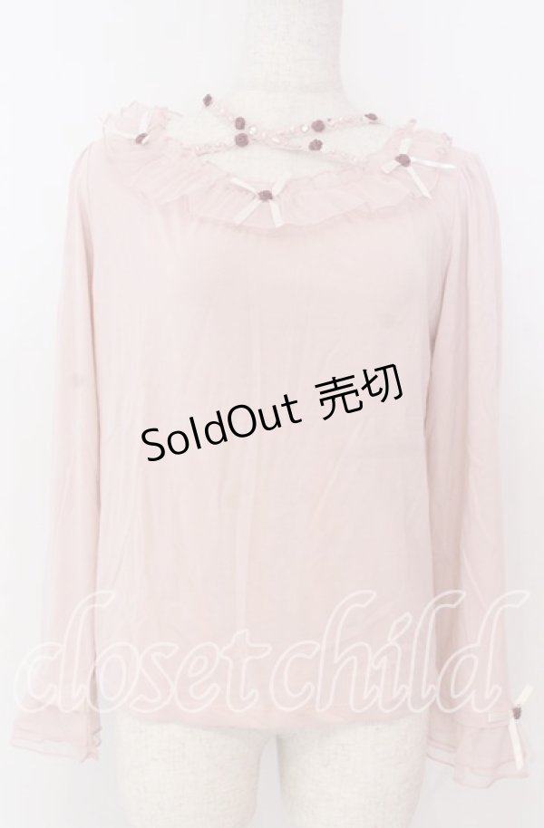 画像1: axes femme / バラストラップフリルインナー F ピンク O-25-10-30-1040-AX-TO-OW-OS (1)