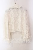 画像4: axes femme / 起毛レース姫袖風ボレロ  オフ O-25-10-30-057-AX-TO-IG-OS (4)