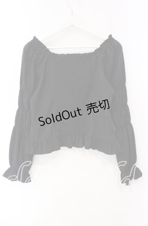 画像3: axes femme / グレースブラウス  クロ O-25-10-30-059-AX-BL-IG-OS (3)