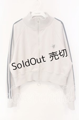 画像: axes femme / カットスエードトラックジャケット  グレー O-25-10-30-068-AX-JA-IG-OS