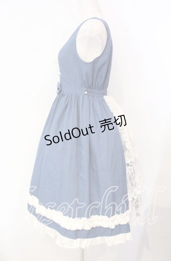 画像3: axes femme kawaii / オリビアジャンパースカート M ブルー O-25-10-30-012-AX-OP-OW-OS (3)