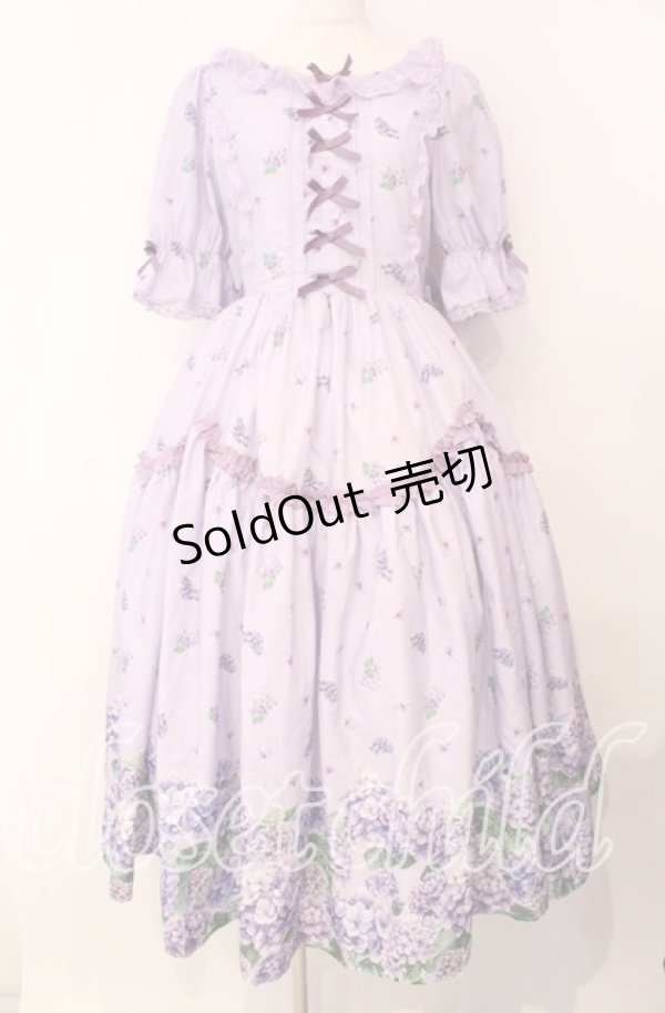 画像1: Chalmiere / ハイドレンジアワンピース  ラベンダー O-25-10-30-013-LO-OP-IG-OS (1)