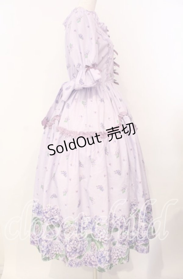 画像4: Chalmiere / ハイドレンジアワンピース  ラベンダー O-25-10-30-013-LO-OP-IG-OS (4)