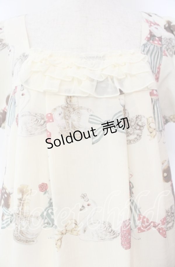 画像2: Emily Temple cute / アンティークジュエリーワンピース  アイボリー O-25-10-30-016-ET-OP-OW-OS (2)