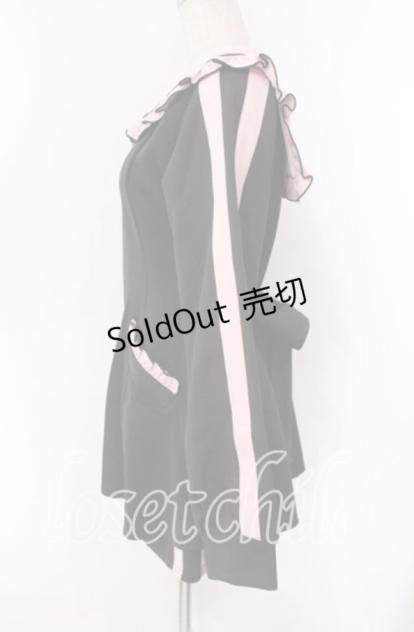 画像3: DearMyLove / セーラージャージデザインセットアップ M クロ×ピンク O-25-10-30-002-EL-OP-OW-OS (3)