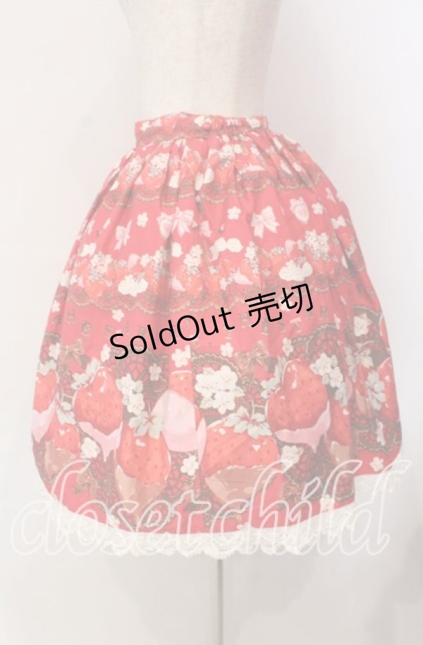 画像3: BABY,THE STARS SHINE BRIGHT / Creamy Berry Fairy Dreamスカート  アカ O-25-10-30-019-BA-SK-OW-OS (3)