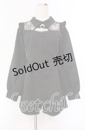 画像: DearMyLove / ハートベルトレースセットアップ M クロ O-25-10-30-003-EL-OP-OW-OS