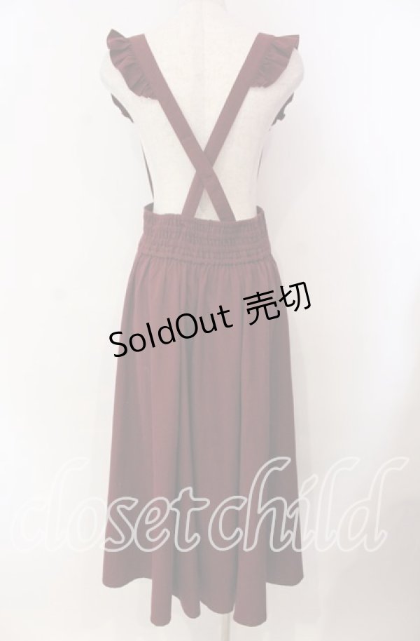 画像3: axes femme / レーシーチュールスカート  アカ O-25-10-30-022-AX-SK-IG-OS (3)