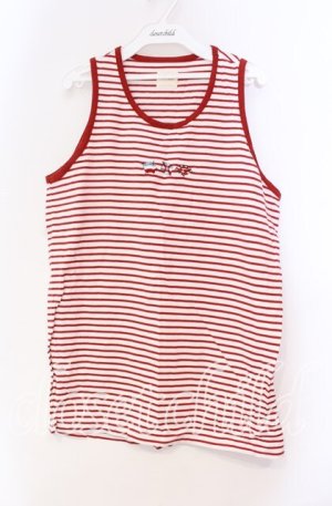 画像: Karl Helmut / ボーダータンクトップ M アカ×シロ O-25-10-31-034-EL-TO-IG-OS