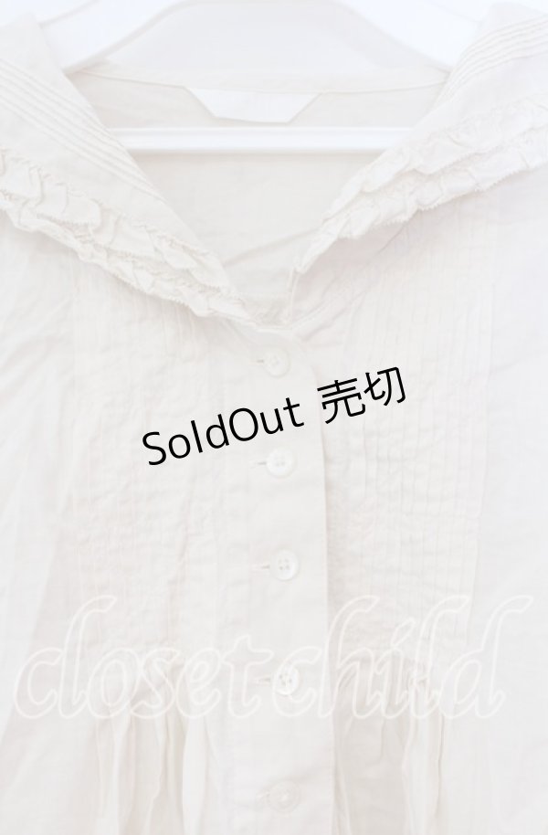 画像2: PINK HOUSE / セーラーカラーブラウス【お直しあり】  アイボリー O-25-10-31-038-LO-BL-IG-OS (2)