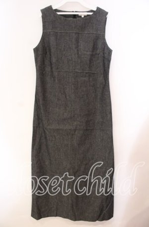 画像: TOMATSU / デニムジャンパースカート 38 クロ O-25-10-31-046-LO-OP-IG-OS