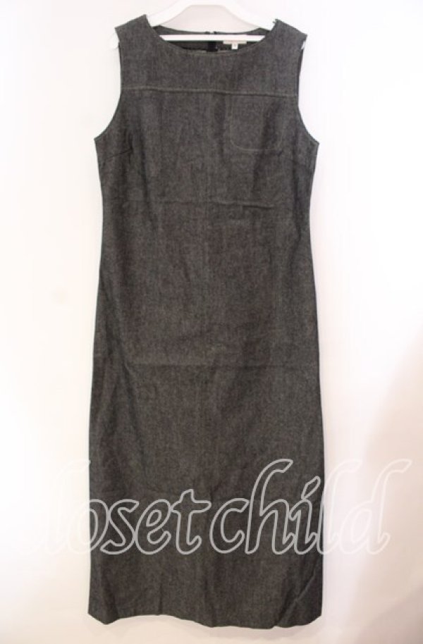 画像1: TOMATSU / デニムジャンパースカート 38 クロ O-25-10-31-046-LO-OP-IG-OS (1)