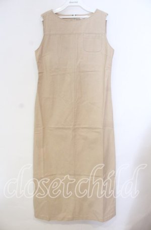 画像: TOMATSU / デニムジャンパースカート 38 ベージュ O-25-10-31-047-LO-OP-IG-OS