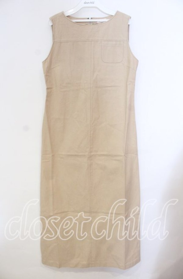 画像1: TOMATSU / デニムジャンパースカート 38 ベージュ O-25-10-31-047-LO-OP-IG-OS (1)