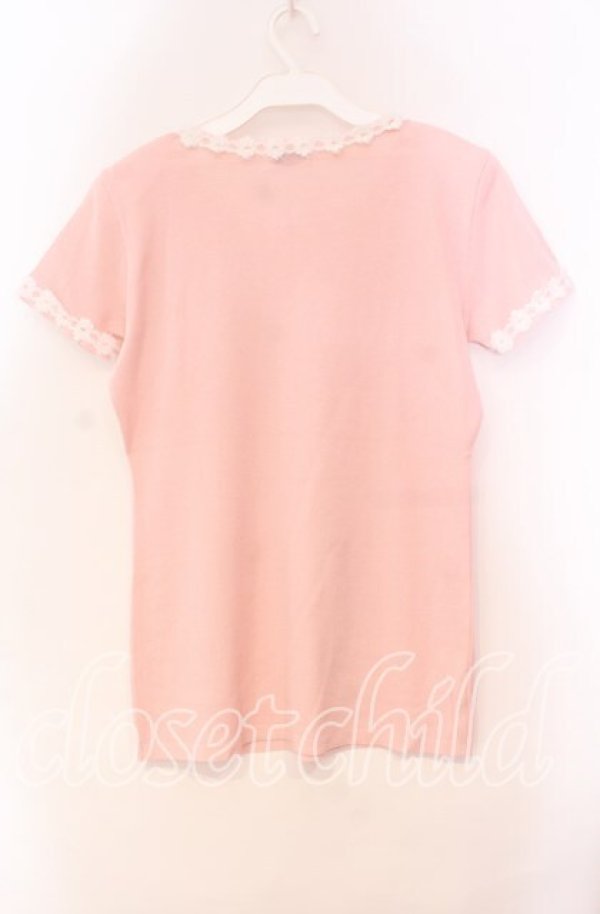 画像3: TOMATSU / フェザーフラワーニット  ピンク O-25-10-31-048-LO-TO-IG-OS (3)