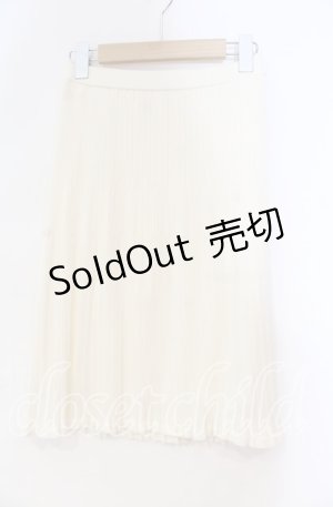 画像: 【SALE】TOMATSU / テレコニットスカート  オフ O-25-10-31-059-LO-SK-IG-ZT341