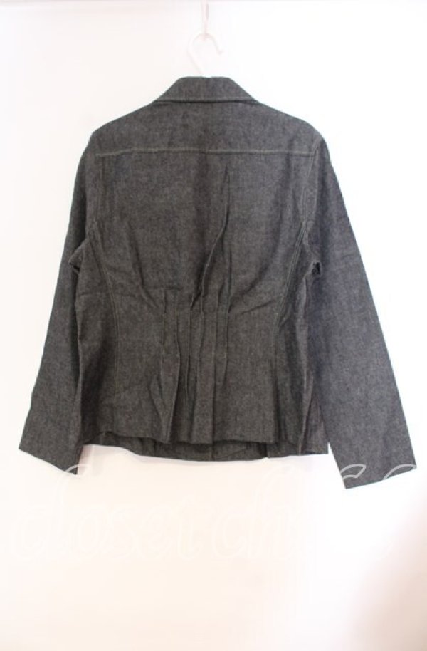 画像3: TOMATSU / デニム丸襟ジャケット 38 クロ系 O-25-10-31-062-LO-JA-IG-ZT460 (3)