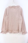画像3: PINK HOUSE / くるみボタンフリルブラウス  ピンク O-25-10-31-070-LO-BL-IG-OS (3)