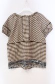 画像3: PINK HOUSE / チロリアンテーププルブラウス  ベージュ O-25-10-31-072-LO-BL-IG-ZT080 (3)